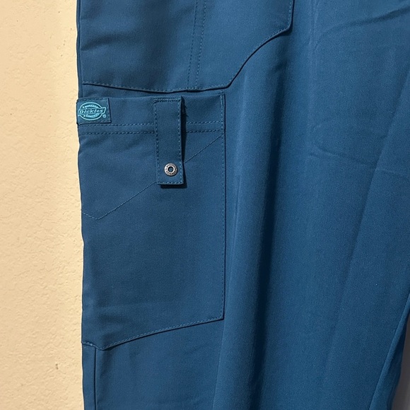 Dickies Dark Teal Scrub Drawstring Pants - Picture 4 of 7